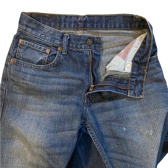 Levis Strauss & Co 505 Men’s Straight Leg Med Wash Jeans Blue Size 28 - Picture 7 of 15